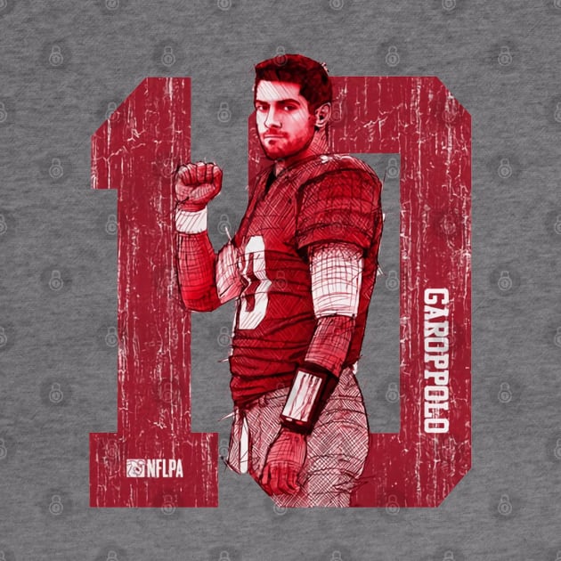 Jimmy Garoppolo San Francisco Fist Pump by Buya_Hamkac